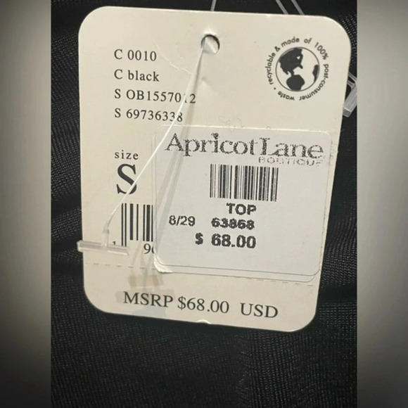 Free‎ People In Your Arms Black Bodysuit 🎀~NWT~Small - Picture 9 of 11